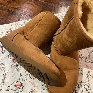 Warm Tan Suede Boots